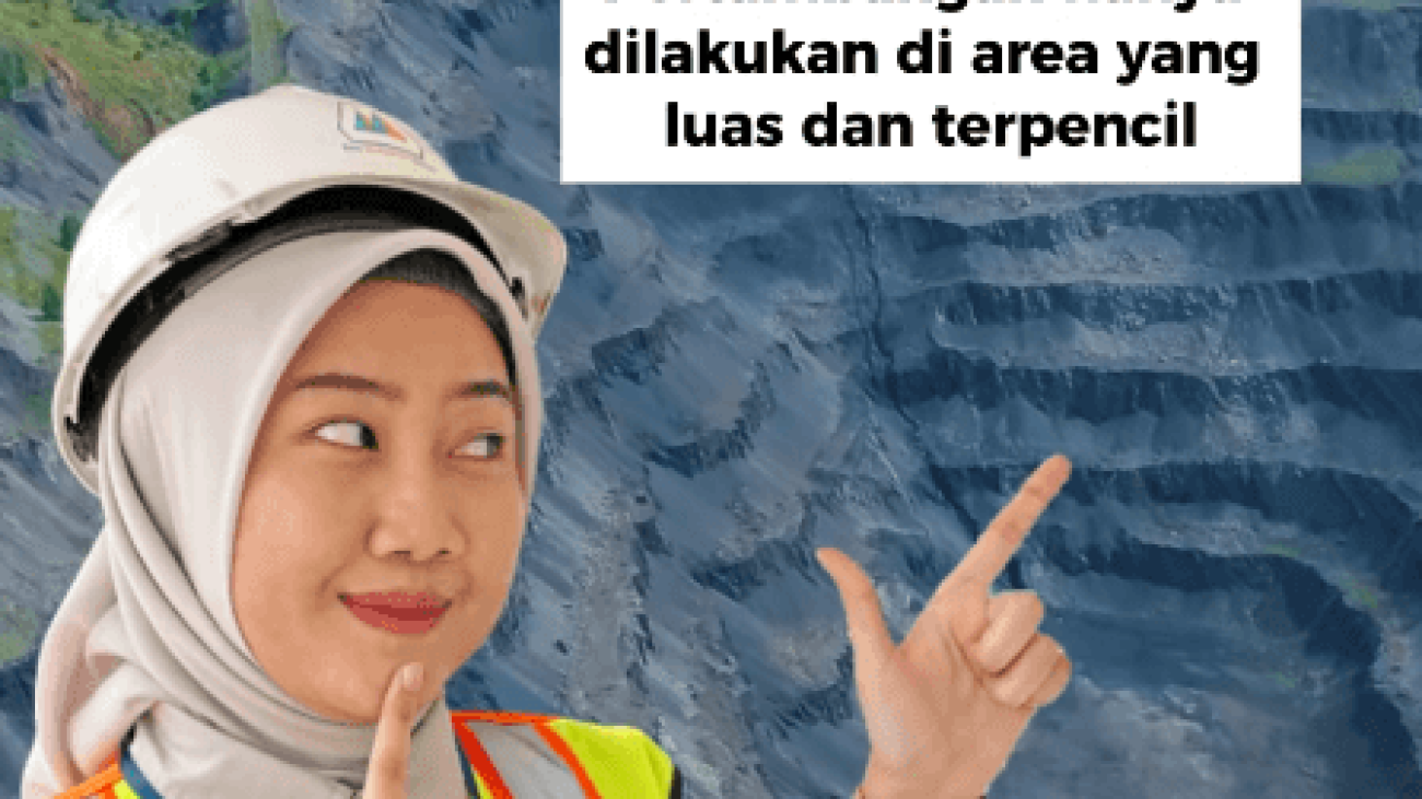 mitos tambang hanya di area luas dan terpencil
