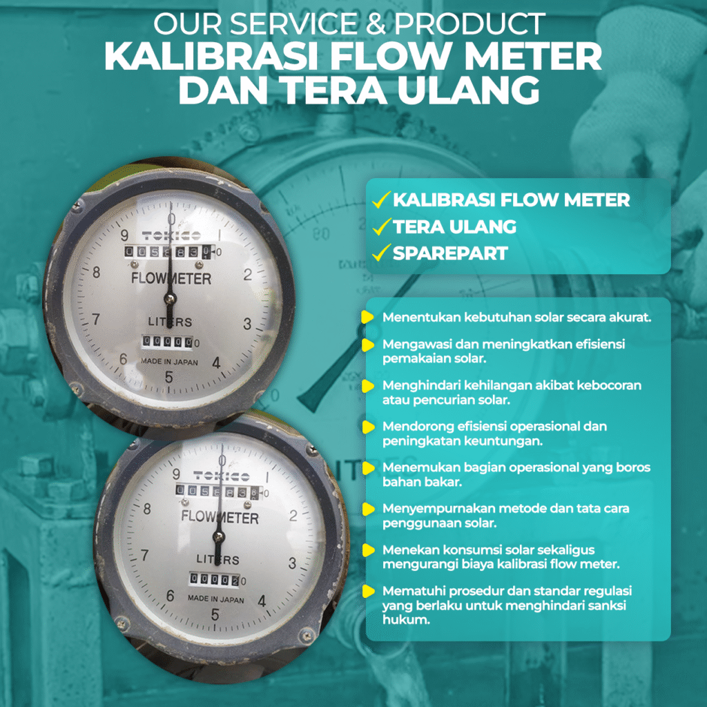 jasa kalibrasi flow meter dan tera ulang jasa palembang sumatera selatan muara enim lahat prabumulih sumsel