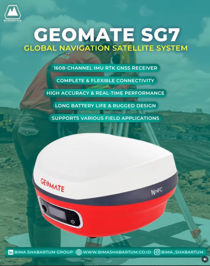 PENYEWAAN GNSS GEOMATE SG7