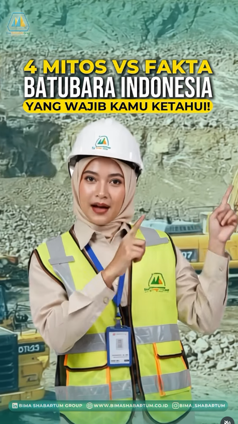 4 Mitos vs. Fakta Batubara Indonesia terbaru yang wajib kamu