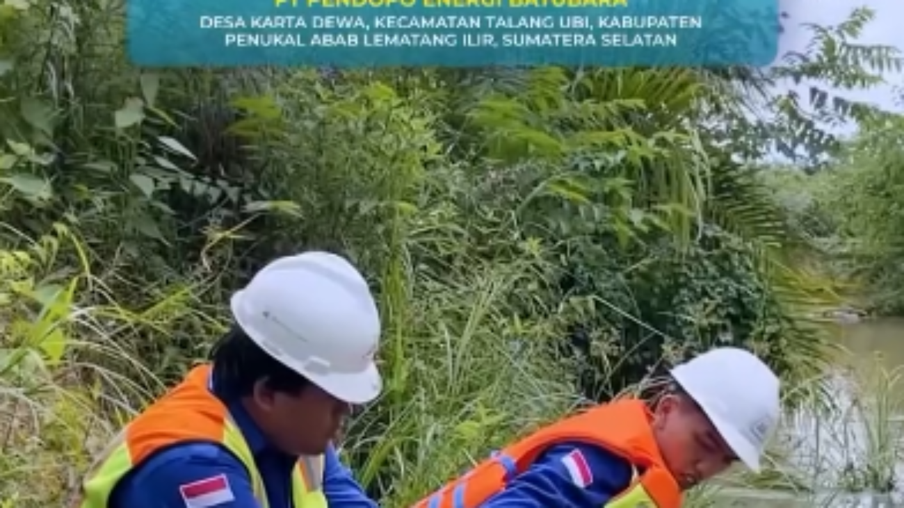 Aksi Nyata Pemantauan Lingkungan RKL-RPL Semester II di PT Pendopo Energi Batubara