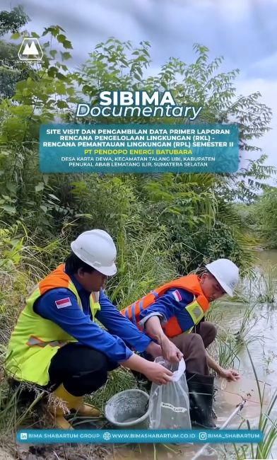 Aksi Nyata Pemantauan Lingkungan RKL-RPL Semester II di PT Pendopo Energi Batubara