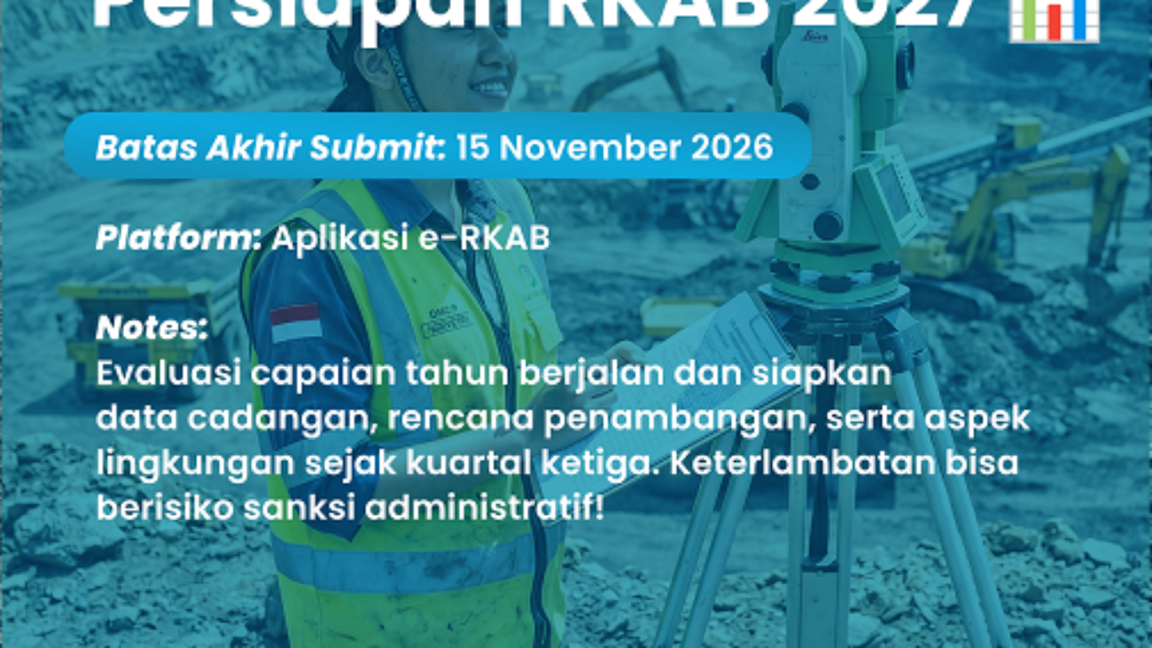 kalender compliance tambang 2026 2