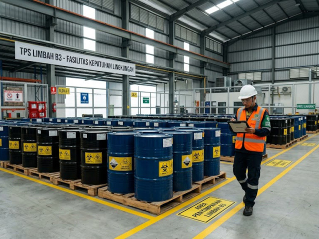 Aturan Penyimpanan Limbah B3 Terbaru: Kenali Pelanggaran Ringan, Sedang, dan Berat di Lokasi TPS Target Kata Kunci: Aturan penyimpanan limbah B3, pelanggaran TPS limbah B3. Fokus Isi: Peringatan bagi industri manufaktur dan pertambangan tentang denda tidak memasang simbol/label (ringan) hingga menyimpan melebihi waktu batasan (sedang).