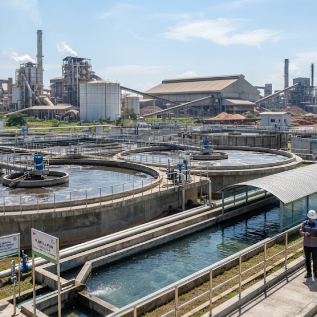 Sektor dengan Risiko Lingkungan yang Kompleks Industri pengolahan kayu dan pulp & paper termasuk sektor dengan kompleksitas regulasi lingkungan yang tinggi di Indonesia. Selain menghasilkan limbah cair dengan beban pencemar organik yang besar, sektor ini juga menghadapi tuntutan legalitas bahan baku, kewajiban pemantauan emisi berkelanjutan, hingga tekanan pasar ekspor yang semakin ketat terhadap isu deforestasi dan keberlanjutan. Bagi pelaku usaha, strategi kepatuhan lingkungan yang menyeluruh bukan lagi sekadar kewajiban administratif, melainkan syarat mutlak keberlangsungan bisnis baik di pasar domestik maupun global. 1. Legalitas Bahan Baku Kayu melalui SVLK Sebelum bicara soal limbah dan emisi, kepatuhan industri kayu dimulai dari hulu: legalitas bahan baku. Sistem Verifikasi Legalitas Kayu (SVLK) bersifat wajib bagi seluruh pelaku usaha hutan dan industri pengolahan kayu di Indonesia, baik skala kecil, menengah, maupun besar, untuk keperluan ekspor maupun pasar lokal. SVLK tidak hanya memverifikasi legalitas asal-usul kayu, tetapi juga mencakup kepatuhan terhadap izin usaha pemanfaatan hasil hutan kayu (IUPHHK), dokumen AMDAL, serta praktik tata kelola hutan yang baik. Sertifikat SVLK diakui melalui perjanjian kemitraan sukarela (VPA) dengan Uni Eropa, sehingga produk kayu bersertifikat SVLK dari Indonesia dapat masuk ke pasar Eropa tanpa memerlukan uji tuntas tambahan dari importir—sebuah keuntungan kompetitif yang signifikan dibanding negara pesaing. Perusahaan yang memasok bahan baku dari pihak ketiga juga wajib memastikan pemasoknya telah bersertifikat SVLK dan setiap pengiriman kayu dilengkapi Surat Keterangan Sahnya Hasil Hutan Kayu (SKSHHK). Perlu dicatat, pada tahun 2025 muncul wacana dari sebagian kalangan pengusaha untuk melonggarkan kewajiban dokumen V-Legal, khususnya untuk tujuan ekspor yang tidak mensyaratkannya. Perkembangan kebijakan ini penting untuk terus dipantau, karena pelemahan sistem verifikasi berpotensi menurunkan kredibilitas produk kayu nasional di pasar internasional. 2. Baku Mutu Air Limbah: Tantangan Khas Pulp & Paper Limbah cair industri pulp dan kertas dikenal memiliki beban pencemar organik yang tinggi, terutama pada parameter BOD, COD, TSS, dan pH, yang berasal dari serat halus dan senyawa organik hasil proses pulping maupun bahan aditif kertas. Semakin tertutup sistem sirkulasi air pada pabrik, semakin tinggi pula konsentrasi bahan terlarut maupun tersuspensi yang perlu diolah sebelum dibuang ke badan air. Pemerintah terus memperbarui regulasi baku mutu air limbah sektoral—terlihat dari terbitnya Permen LH baru pada 2025 untuk sektor tekstil dan limbah domestik—yang menunjukkan tren pengetatan baku mutu di berbagai sektor industri, termasuk kemungkinan pembaruan lanjutan untuk sektor pulp dan kertas. Karena itu, perusahaan perlu memastikan sistem pengolahan air limbah (IPAL) mereka, baik melalui unit biologis aerobik (activated sludge) maupun anaerobik, dirancang dengan kapasitas yang memadai untuk mengantisipasi pengetatan baku mutu di masa depan, bukan sekadar memenuhi standar minimum yang berlaku saat ini. 3. Kewajiban Pemantauan Emisi dan Limbah Berkelanjutan (CEMS & SPARING) Industri pulp dan kertas termasuk dalam daftar sektor yang diwajibkan menerapkan Sistem Informasi Pemantauan Emisi secara terus-menerus (Continuous Emission Monitoring System/CEMS) sesuai PermenLHK No. 13 Tahun 2021, bersama sektor lain seperti peleburan besi-baja, semen, dan pembangkit listrik tenaga termal. Selain itu, sejumlah industri termasuk pulp dan kertas juga diwajibkan melaporkan lepasan air limbahnya secara kontinu melalui sistem SPARING (Sistem Pemantauan Kualitas Air Limbah secara Terus Menerus dan Dalam Jaringan) milik KLHK. Kewajiban pelaporan real-time ini menuntut perusahaan berinvestasi pada perangkat sensor yang terkalibrasi dengan baik dan terintegrasi dengan sistem pelaporan pemerintah, karena data yang tidak konsisten dapat memicu pemeriksaan lebih lanjut dari otoritas lingkungan. 4. Perizinan Berusaha Terpadu melalui OSS Sejak reformasi perizinan berbasis risiko, industri pengolahan kayu dan pulp & paper wajib mengurus perizinan berusaha melalui sistem OSS (Online Single Submission), dilengkapi dengan Perizinan Berusaha untuk Menunjang Kegiatan Usaha (PB-UMKU) sesuai kebutuhan operasional, termasuk perizinan lingkungan dan sertifikasi produk di sektor perindustrian. Lokasi usaha pada dasarnya diwajibkan berada di kawasan industri, meski terdapat pengecualian bagi industri besar tertentu yang memperoleh surat keterangan khusus dari instansi berwenang sesuai ketentuan PP 28/2025. 5. Pengelolaan Limbah B3 dan Sisa Produksi Selain limbah cair, proses produksi pulp dan kertas juga menghasilkan sisa bahan kimia dari proses pemutihan (bleaching) dan lumpur hasil pengolahan air limbah (sludge) yang berpotensi masuk kategori limbah B3. Pengelolaannya harus mengikuti ketentuan penyimpanan, pengangkutan, dan pemanfaatan limbah B3 sesuai regulasi yang berlaku, lengkap dengan dokumen manifes elektronik untuk menjamin ketertelusuran hingga ke pihak pengolah akhir yang berizin. 6. Sertifikasi Sukarela sebagai Nilai Tambah Kompetitif Di luar kewajiban legal seperti SVLK, banyak perusahaan pengolahan kayu dan pulp & paper kelas dunia juga mengejar sertifikasi sukarela seperti FSC (Forest Stewardship Council) untuk memperkuat citra keberlanjutan di mata pembeli internasional. Meskipun bersifat sukarela, sertifikasi ini semakin menjadi syarat tidak tertulis bagi buyer global yang semakin ketat menerapkan kebijakan rantai pasok bebas deforestasi. 7. Menyusun Strategi Kepatuhan yang Terintegrasi Mengingat kompleksitas regulasi yang melibatkan banyak instansi—mulai dari KLHK, Kementerian Perdagangan, hingga Kementerian Perindustrian—perusahaan disarankan menyusun peta kepatuhan (compliance roadmap) yang mengintegrasikan seluruh kewajiban di atas ke dalam satu sistem manajemen lingkungan. Langkah ini mencakup audit berkala terhadap IPAL dan sistem pemantauan emisi, pembaruan dokumen legalitas kayu secara berkelanjutan, hingga simulasi kesiapan menghadapi audit PROPER maupun pemeriksaan mendadak dari Dinas Lingkungan Hidup setempat. Pendekatan proaktif semacam ini jauh lebih efisien dibanding menunggu sanksi administratif atau penghentian operasional akibat ketidakpatuhan, yang dampaknya bisa jauh lebih besar dari biaya investasi kepatuhan itu sendiri. 📞 Hubungi Kami Segera untuk Konsultasi Perizinan Lingkungan & Kepatuhan Industri Kayu/Pulp & Paper: 🌐 Website: www.bimashabartum.co.id 📧 Email: admin.palembang@bimashabartum.co.id 📱 WhatsApp: +62823-7472-2113