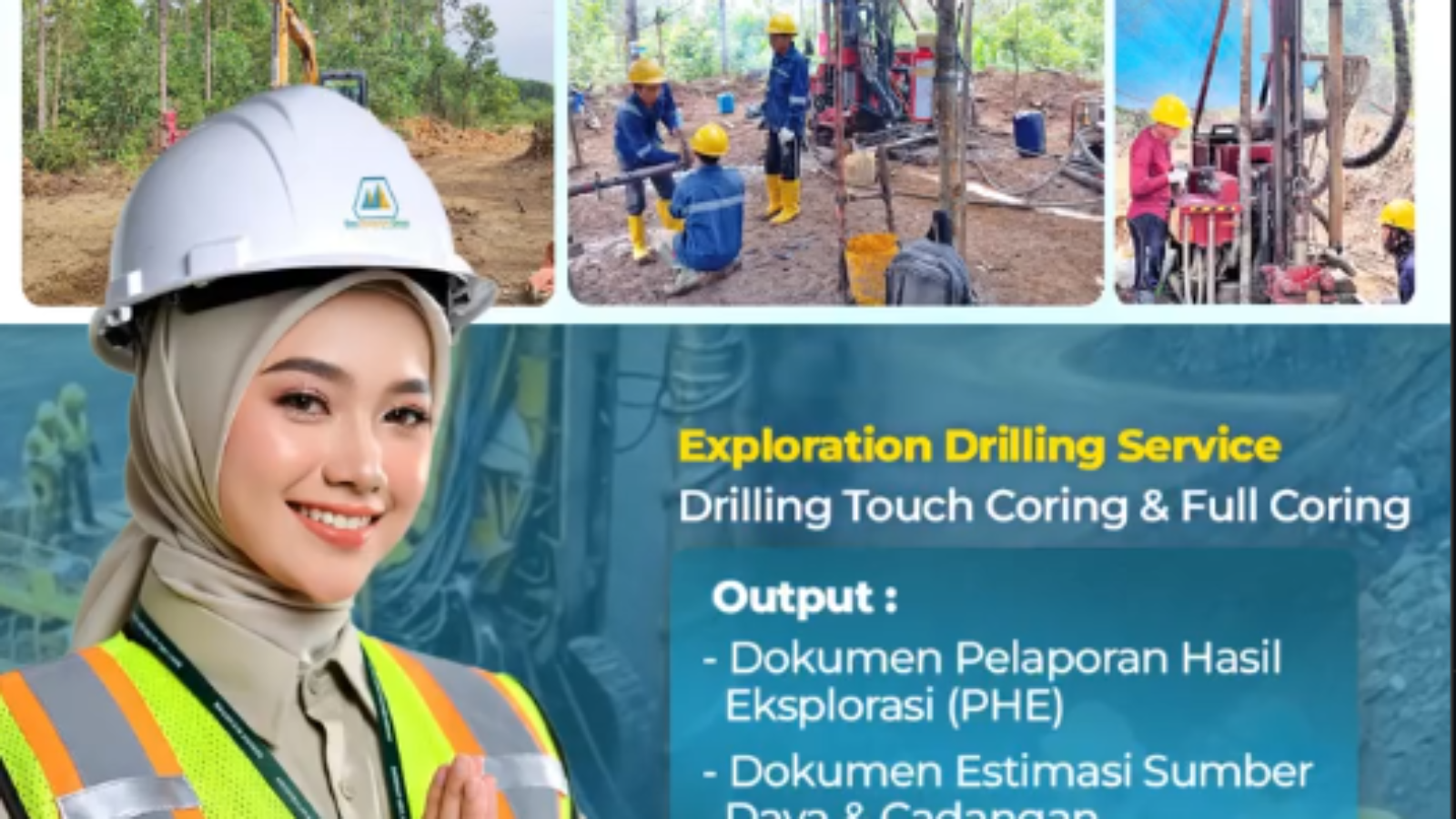 Meta Description: Kenali layanan Drilling (Mining & Construction) dari Bima Shabartum Group, mulai dari Exploration Drilling Service hingga estimasi sumber daya dan cadangan. Layanan Unggulan Drilling (Mining & Construction): Solusi Pengeboran Eksplorasi Profesional Bersama Bima Shabartum Group Dalam setiap tahap awal pengembangan proyek pertambangan maupun konstruksi skala besar, kegiatan pengeboran (drilling) merupakan tahapan paling vital untuk memetakan struktur bawah permukaan tanah dan cadangan mineral secara akurat. Melalui layanan Drilling (Mining & Construction), Bima Shabartum Group hadir menyediakan solusi pengeboran eksplorasi komprehensif yang didukung oleh tenaga ahli berpengalaman dan peralatan modern. Cakupan Layanan Exploration Drilling Service Layanan pengeboran eksplorasi kami dirancang untuk memberikan data geologi yang presisi, mencakup: • Drilling Touch Coring & Full Coring: Teknik pengambilan sampel batuan utuh (core) untuk analisis laboratorium yang mendalam. Output dan Hasil Layanan Setiap proyek pengeboran yang kami jalankan menghasilkan data valid yang siap digunakan untuk kebutuhan legalitas dan perencanaan teknis perusahaan: • Dokumen Pelaporan Hasil Eksplorasi (PHE): Laporan resmi yang disusun sesuai standar regulasi pertambangan berlaku. • Dokumen Estimasi Sumber Daya & Cadangan: Kalkulasi volume dan kualitas endapan mineral secara komprehensif. • Pengujian Laboratorium & Kualitas Batubara: Analisis fisik dan kimia untuk menentukan grade serta spesifikasi material. Wujudkan Eksplorasi Tambang dan Konstruksi yang Akurat Bersama Bima Shabartum Group Keakuratan data eksplorasi adalah penentu utama keberhasilan investasi pertambangan dan konstruksi Anda. Pastikan setiap tahapan pengeboran dikerjakan oleh tim profesional yang terstandarisasi. Sebagai pusat keunggulan rekayasa pertambangan dan kepatuhan lingkungan di Sumatera Selatan, PT Bima Shabartum Gemilang (Bima Shabartum Group) siap mendampingi perusahaan Anda dari tahap investigasi lapangan hingga penyusunan laporan akhir yang sah di mata hukum. 📞 Hubungi Kami untuk Konsultasi Layanan Drilling & Eksplorasi: 🌐 Website: www.bimashabartum.co.id 📱 Instagram: @bima_shabartum 💼 LinkedIn: Bima Shabartum Group Ide Prompt Visual Generative AI (AR 4:5) Prompt: "A professional corporate editorial style image showing a heavy-duty diamond core drilling rig operating in a lush Sumatran mining exploration concession. In the foreground, professional mining engineers and geologists examining core samples in core boxes with digital tablets. Cinematic natural daylight, professional corporate aesthetic, deep navy blue and emerald green color grading, 8k resolution, photorealistic."