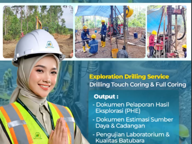 Layanan Unggulan Drilling (Mining & Construction): Solusi Pengeboran Eksplorasi Profesional Bersama Bima Shabartum Group Dalam setiap tahap awal pengembangan proyek pertambangan maupun konstruksi skala besar, kegiatan pengeboran (drilling) merupakan tahapan paling vital untuk memetakan struktur bawah permukaan tanah dan cadangan mineral secara akurat. Melalui layanan Drilling (Mining & Construction), Bima Shabartum Group hadir menyediakan solusi pengeboran eksplorasi komprehensif yang didukung oleh tenaga ahli berpengalaman dan peralatan modern. Cakupan Layanan Exploration Drilling Service Layanan pengeboran eksplorasi kami dirancang untuk memberikan data geologi yang presisi, mencakup: • Drilling Touch Coring & Full Coring: Teknik pengambilan sampel batuan utuh (core) untuk analisis laboratorium yang mendalam. Output dan Hasil Layanan Setiap proyek pengeboran yang kami jalankan menghasilkan data valid yang siap digunakan untuk kebutuhan legalitas dan perencanaan teknis perusahaan: • Dokumen Pelaporan Hasil Eksplorasi (PHE): Laporan resmi yang disusun sesuai standar regulasi pertambangan berlaku. • Dokumen Estimasi Sumber Daya & Cadangan: Kalkulasi volume dan kualitas endapan mineral secara komprehensif. • Pengujian Laboratorium & Kualitas Batubara: Analisis fisik dan kimia untuk menentukan grade serta spesifikasi material. Wujudkan Eksplorasi Tambang dan Konstruksi yang Akurat Bersama Bima Shabartum Group Keakuratan data eksplorasi adalah penentu utama keberhasilan investasi pertambangan dan konstruksi Anda. Pastikan setiap tahapan pengeboran dikerjakan oleh tim profesional yang terstandarisasi. Sebagai pusat keunggulan rekayasa pertambangan dan kepatuhan lingkungan di Sumatera Selatan, PT Bima Shabartum Gemilang (Bima Shabartum Group) siap mendampingi perusahaan Anda dari tahap investigasi lapangan hingga penyusunan laporan akhir yang sah di mata hukum. 📞 Hubungi Kami untuk Konsultasi Layanan Drilling & Eksplorasi: 🌐 Website: www.bimashabartum.co.id 📱 Instagram: @bima_shabartum 💼 LinkedIn: Bima Shabartum Group